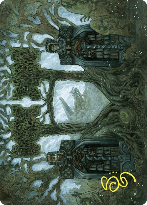 Court of Garenbrig // Court of Garenbrig (AWOE-054) - Wilds of Eldraine Art Series (Borderless) Foil