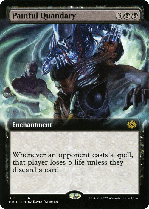 Painful Quandary (Extended Art) (BRO-331) - The Brothers' War: (Extended Art) Foil