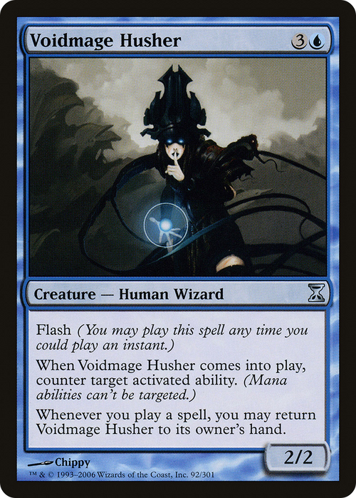 Voidmage Husher (TSP-092) - Time Spiral Foil