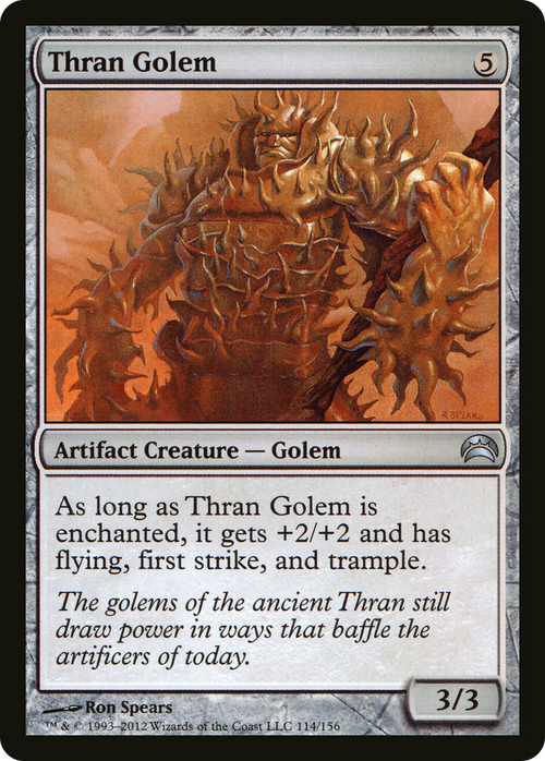 Thran Golem (PC2-114) - Planechase 2012 Foil