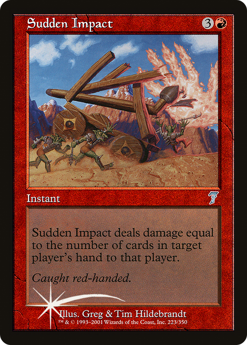 Sudden Impact (7ED-223) - 7th Edition Foil