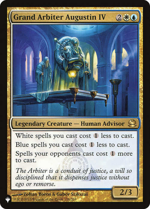 Grand Arbiter Augustin IV (LIST-MMA-176) - The List