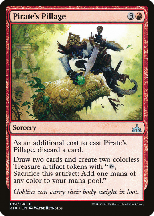 Pirate's Pillage (RIX-109) - Rivals of Ixalan Foil
