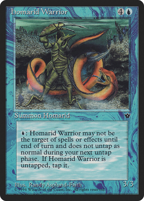 Homarid Warrior (Asplund-Faith) (FEM-) - Fallen Empires