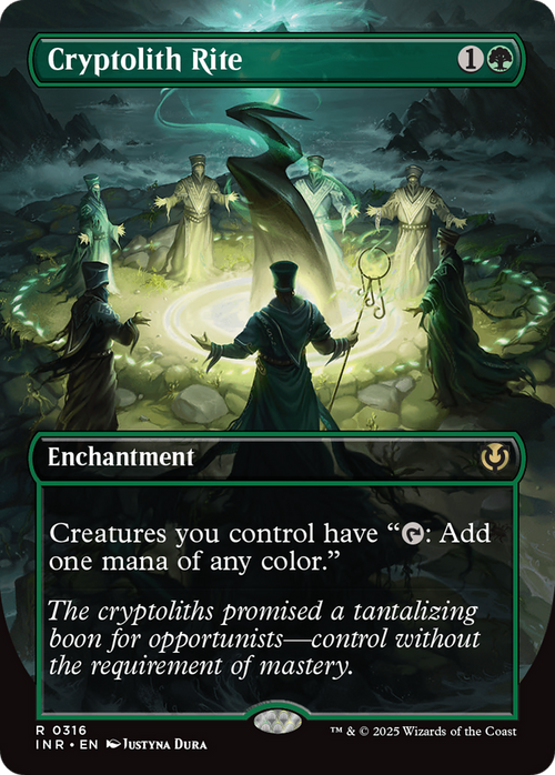 Cryptolith Rite (Borderless) (INR-316) - Innistrad Remastered: (enchantment)