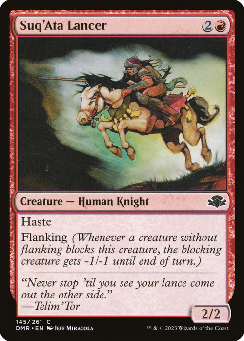 Suq'Ata Lancer (DMR-145) - Dominaria Remastered