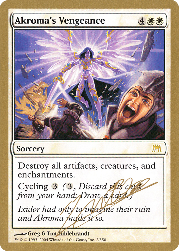 Akroma's Vengeance - 2004 Julien Nuijten (ONS) (WCD-JN2) - World Championship Decks 2004