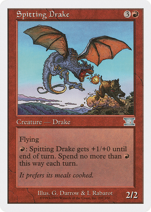 Spitting Drake (6ED-207) - Classic Sixth Edition