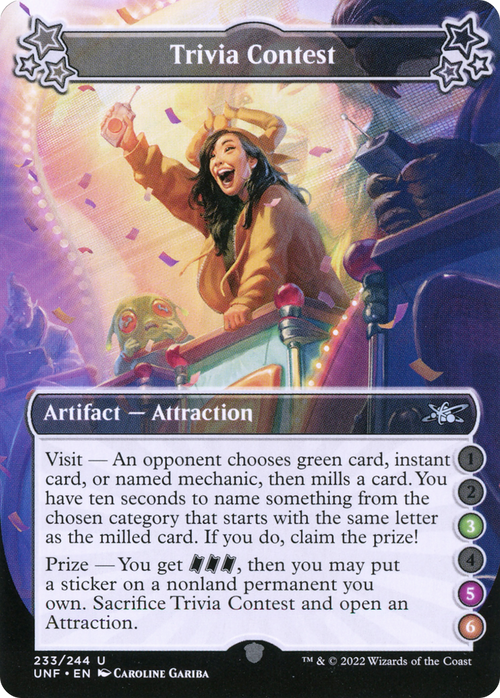 Trivia Contest (3-5-6) (UNF-233) - Unfinity Foil