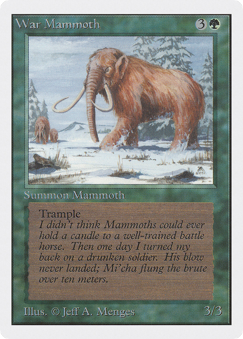 War Mammoth (2ED-) - Unlimited Edition
