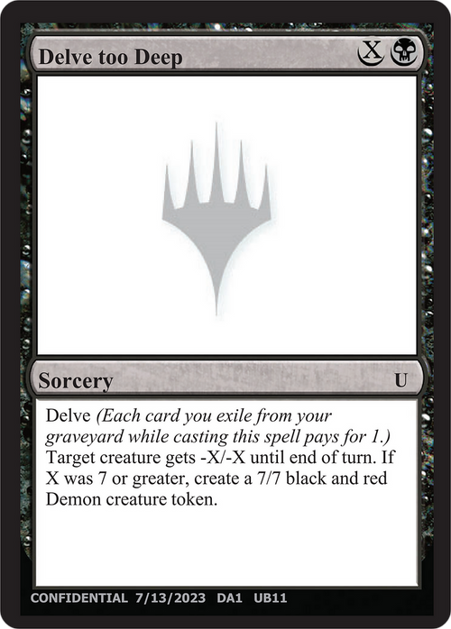 Delve too Deep (UNK-) - Unknown Event