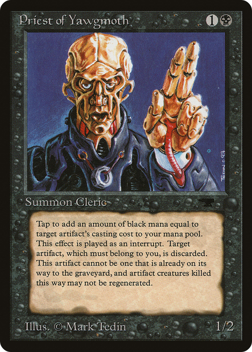 Priest of Yawgmoth (ATQ-) - Antiquities