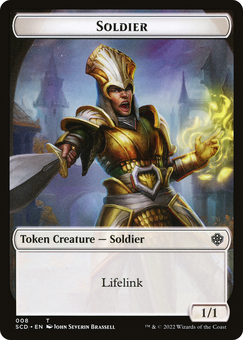Soldier (TSCD-008) - Starter Commander Deck Tokens Foil