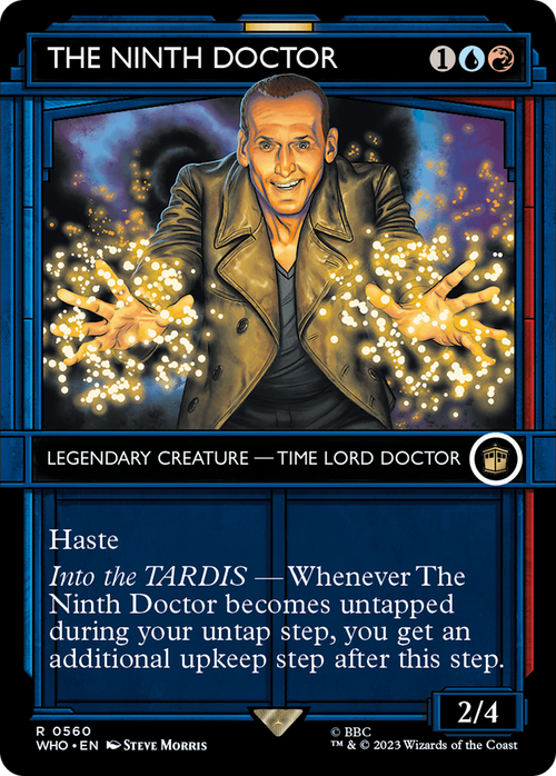 The Ninth Doctor (Showcase) (WHO-560) - Doctor Who: (Showcase) (Borderless) Foil