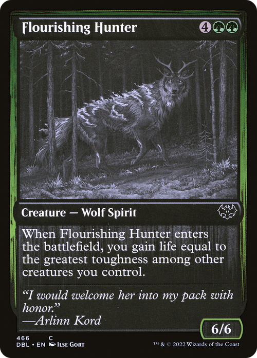 Flourishing Hunter (DBL-466) - Innistrad: Double Feature