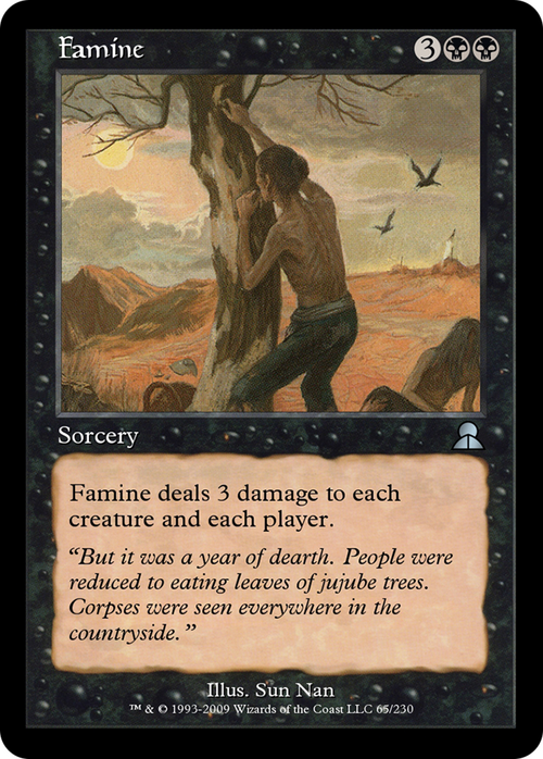 Famine (ME3-065) - Masters Edition III Foil