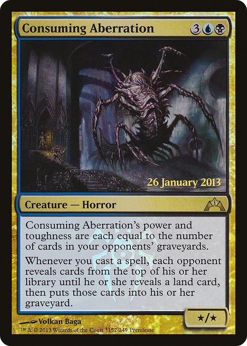 Consuming Aberration (PRE-152★) - Gatecrash Promos Foil
