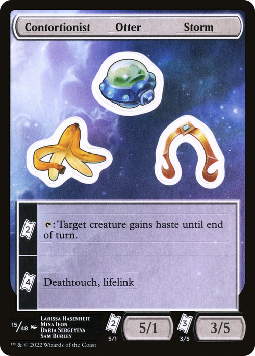 Contortionist Otter Storm (UNF-015) - Unfinity Sticker Sheets
