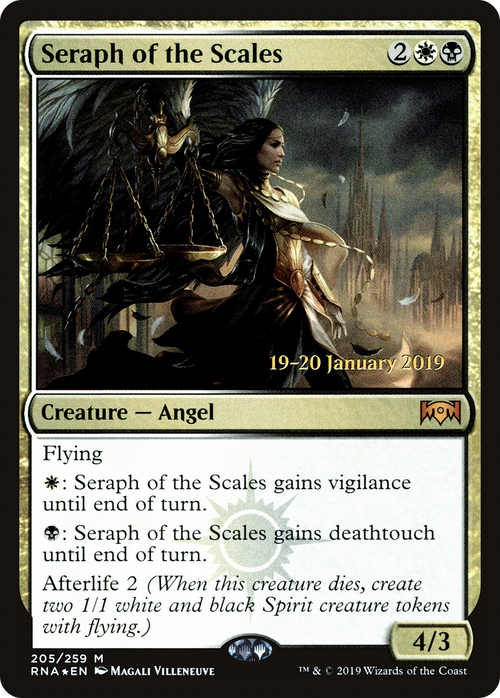 Seraph of the Scales (PRE-205S) - Ravnica Allegiance Promos Foil