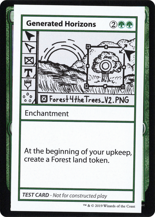 Generated Horizons (No PW Symbol) (CMB1-075) - Mystery Booster Playtest Cards 2021