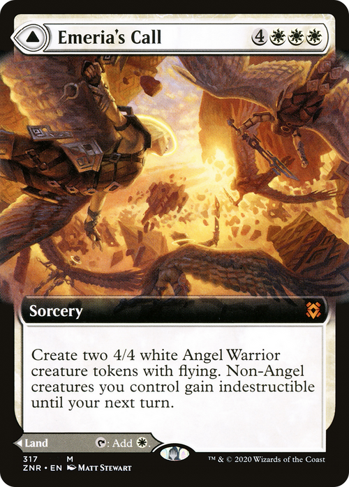 Emeria's Call (Extended Art) (ZNR-317) - Zendikar Rising: (Extended Art) Foil