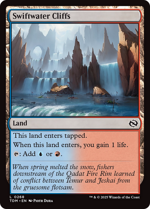 Swiftwater Cliffs (TDM-268) - Tarkir: Dragonstorm