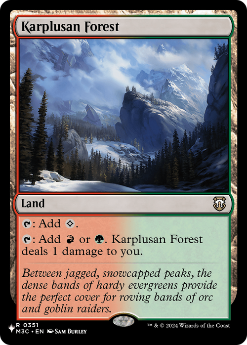 Karplusan Forest (LIST-351) - The List