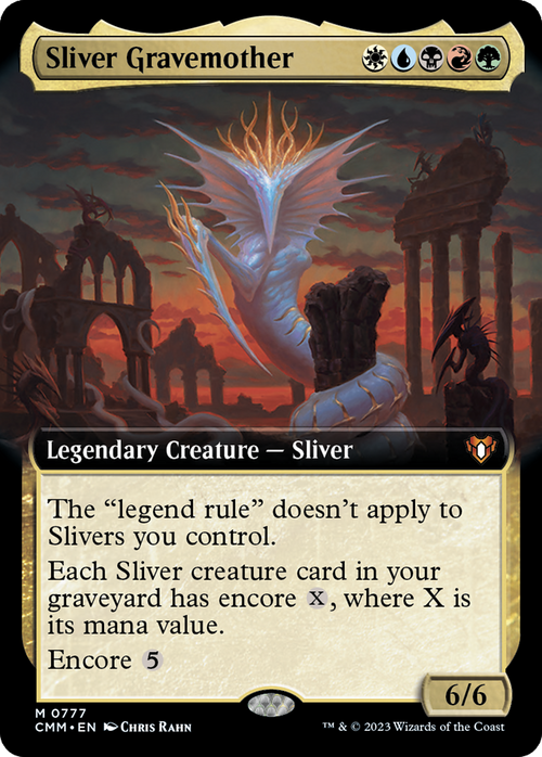 Sliver Gravemother (Extended Art) (CMM-777) - Commander Masters: (Extended Art) Foil