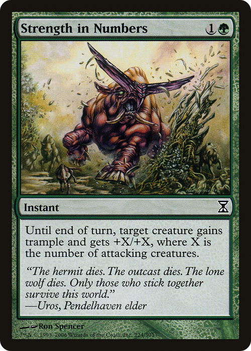 Strength in Numbers (TSP-224) - Time Spiral Foil