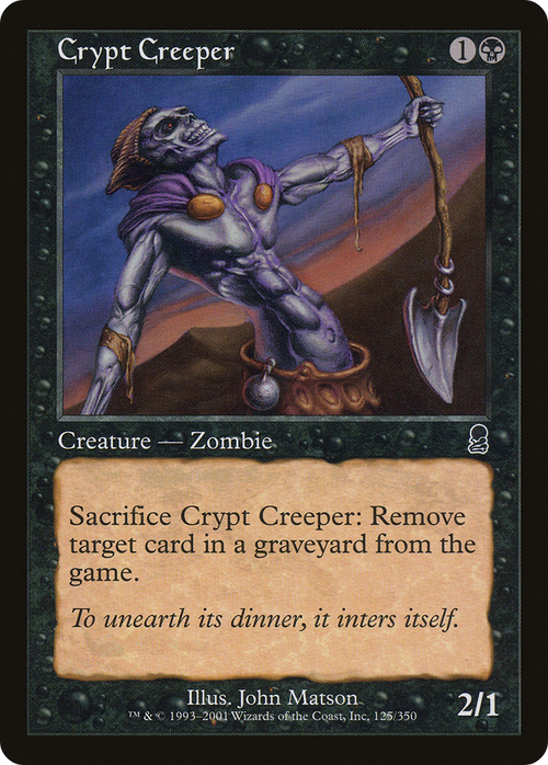 Crypt Creeper (ODY-125) - Odyssey Foil