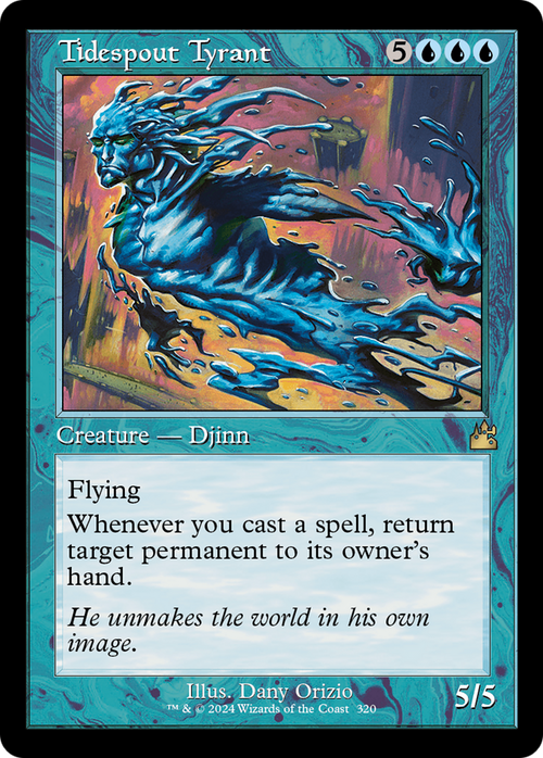 Tidespout Tyrant (Retro Frame) (RVR-320) - Ravnica Remastered Foil