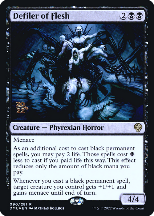 Defiler of Flesh (PRE-090) - Dominaria United Promos Foil