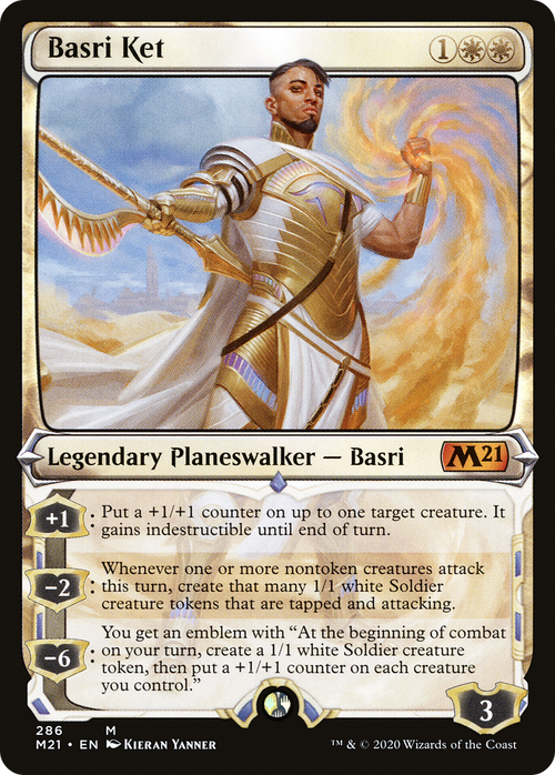 Basri Ket (Showcase) (M21-286) - Core Set 2021: (Showcase) Foil