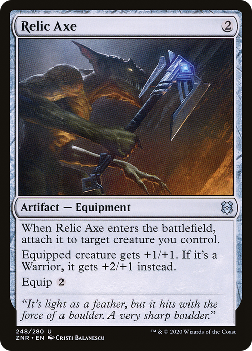 Relic Axe (ZNR-248) - Zendikar Rising Foil