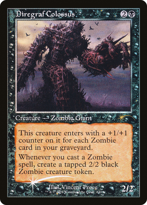 Diregraf Colossus (Retro Frame) (SLD-840) - Secret Lair Drop Foil