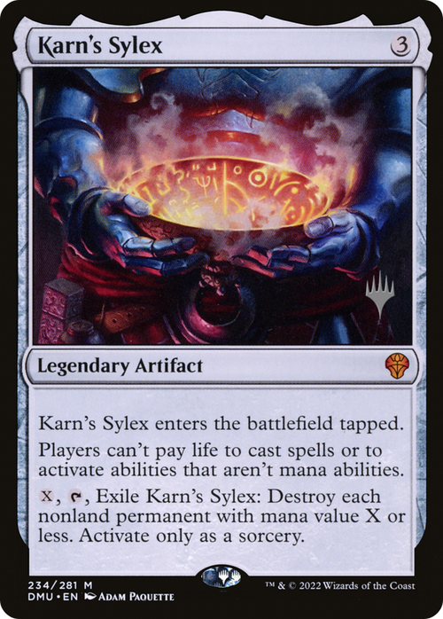 Karn's Sylex (PPDMU-234) - Dominaria United Promos