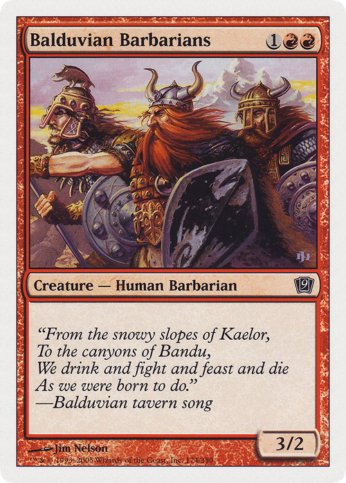 Balduvian Barbarians (9ED-174) - 9th Edition Foil