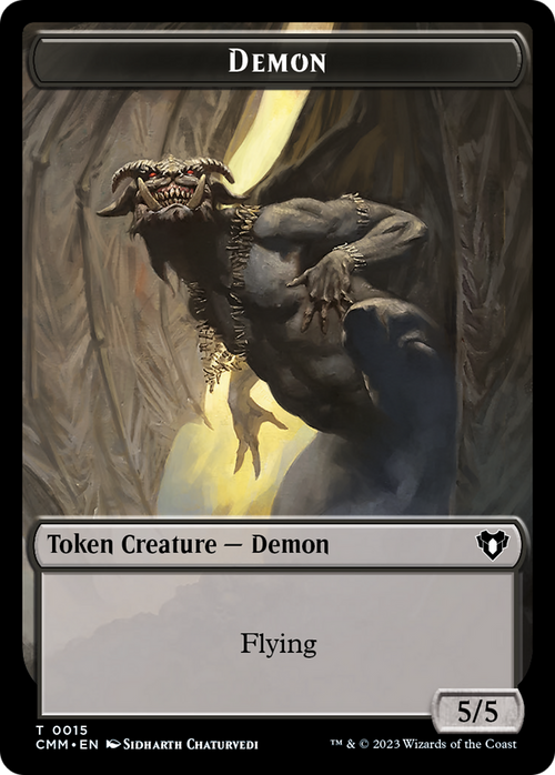 Demon (TCMM-015) - Commander Masters Tokens