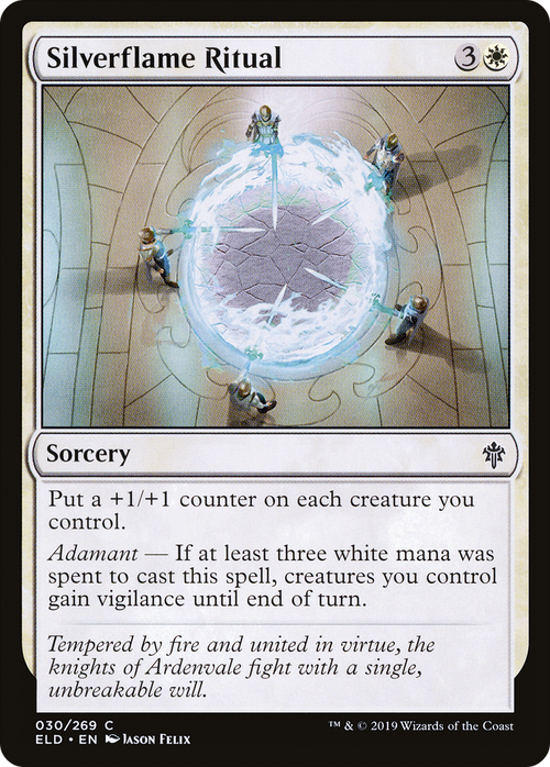 Silverflame Ritual (ELD-030) - Throne of Eldraine