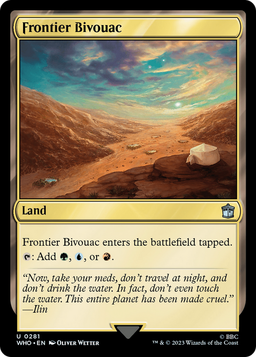 Frontier Bivouac (WHO-281) - Doctor Who Foil