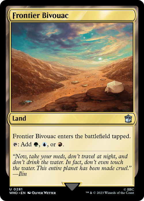 Frontier Bivouac (WHO-281) - Doctor Who