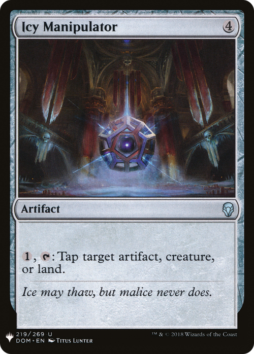 Icy Manipulator (LIST-DOM-219) - The List