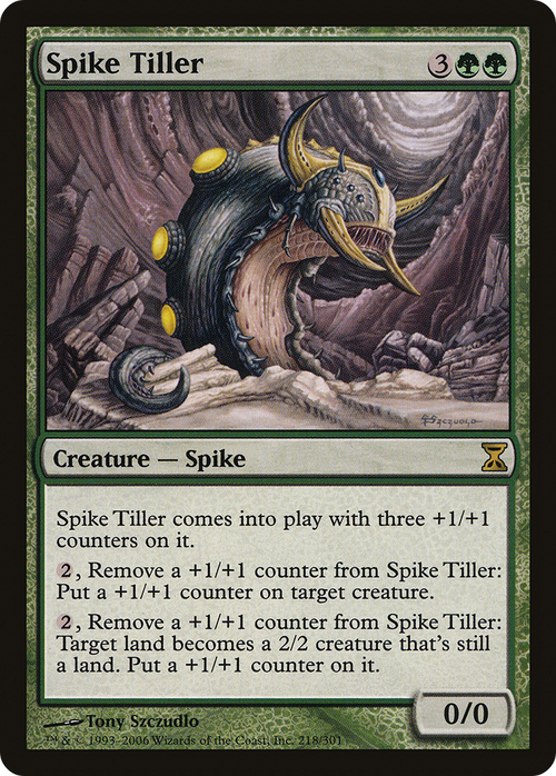 Spike Tiller (TSP-218) - Time Spiral Foil