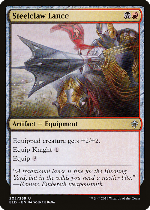 Steelclaw Lance (ELD-202) - Throne of Eldraine