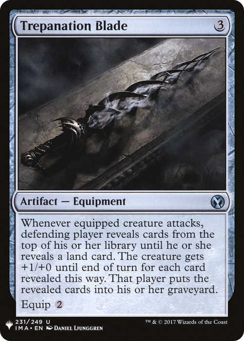 Trepanation Blade (LIST-IMA-231) - The List