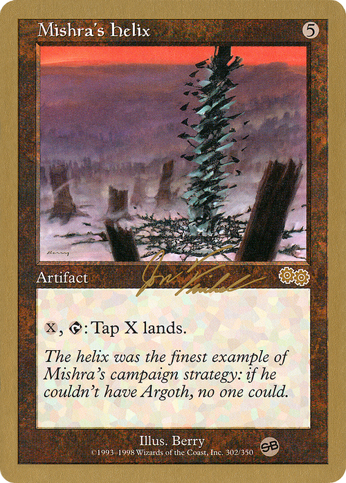 Mishra's Helix - 2000 Jon Finkel (USG) (SB) (WCD-) - World Championship Decks 2000