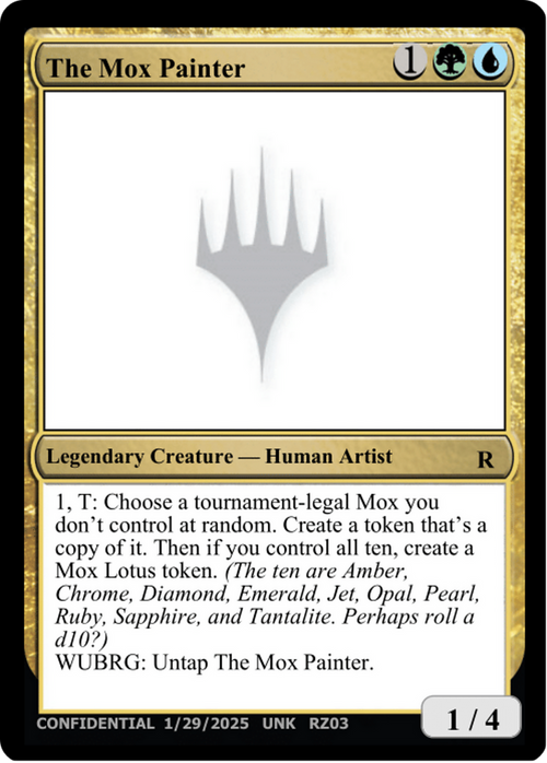 The Mox Painter (UNK-RZ03K) - Un-Known Event Playtest Cards