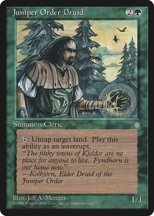 Juniper Order Druid (ICE-) - Ice Age
