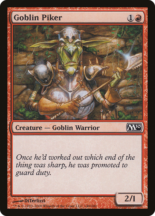 Goblin Piker (M10-140) - Magic 2010 Foil