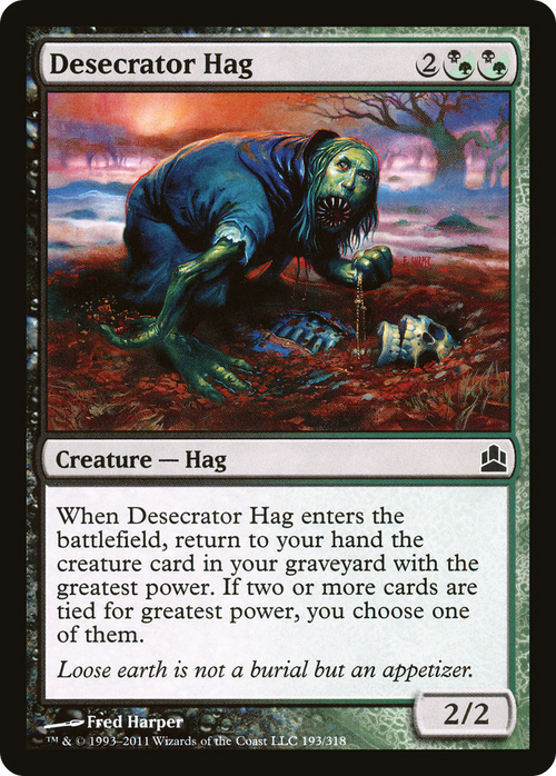 Desecrator Hag (CMD-193) - Commander 2011